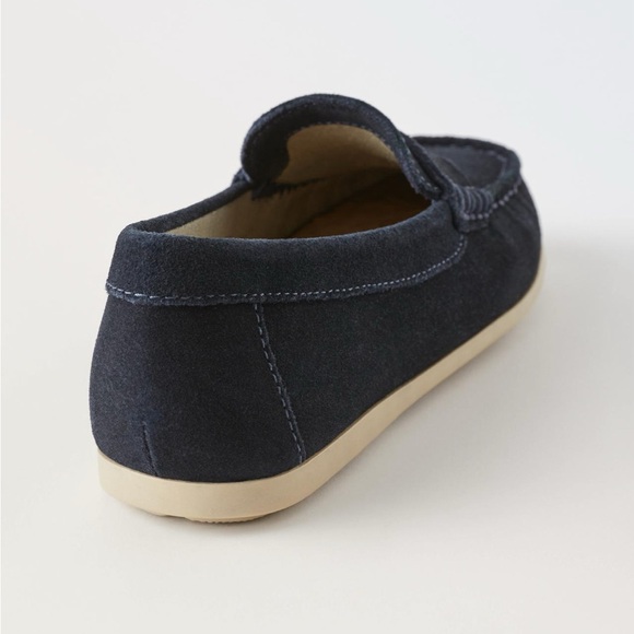 Kids Zara Loafers Navy Blue sz: 33 (8.2 inches) - Picture 6 of 10